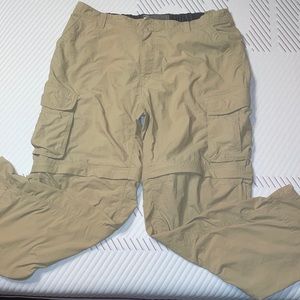 REI Men’s Convertible Tan/Beige Outdoor Hiking Fishing Pants